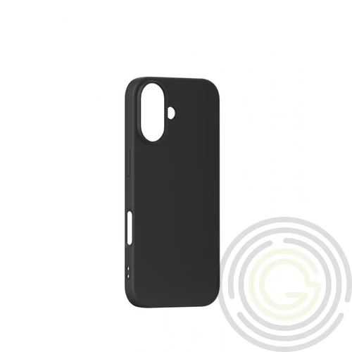 Premium szilikon tok, iPhone 17 Pro Max, Fekete