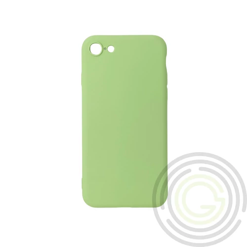Premium szilikon tok, iPhone SE 2022/2020/8/7, Zöld