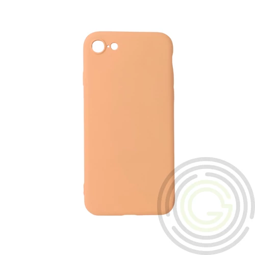 Premium szilikon tok, iPhone SE 2022/2020/8/7, narancs