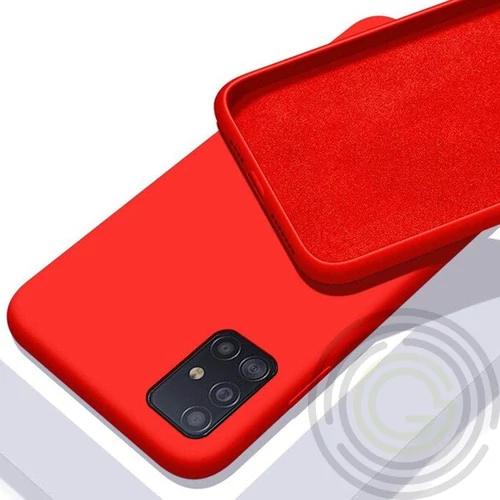 PREMIUM SZILIKON TOK, SAMSUNG A12, PIROS