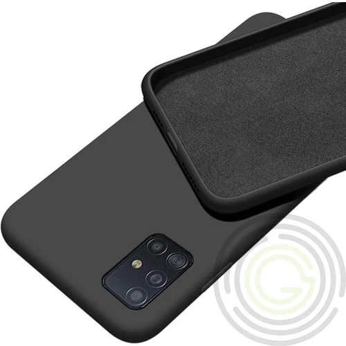PREMIUM SZILIKON TOK, SAMSUNG A22 5G, FEKETE