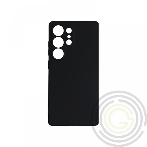 Premium szilikon tok, Samsung S25 Ultra, Fekete