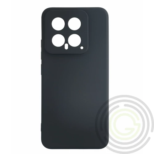 Xiaomi 14 prémium szilikon tok,Fekete