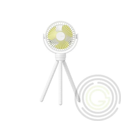 JisuLife FA40 White Octopus mini ventilátor, 4 fokozat, 4000mAh akkumulátor, fehér
