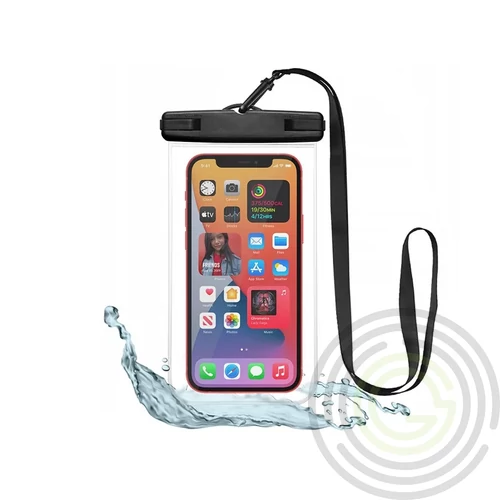 Tech-Protect vízálló védőtok 6,9" méret - fekete/átlátszó - ECO