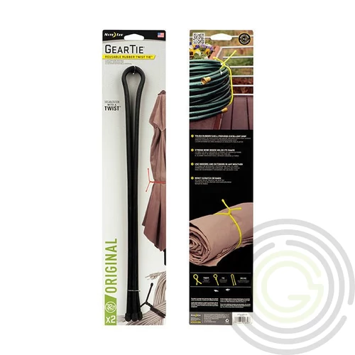 Nite Ize Gear Tie 32" kötöző, fekete (GT32-2PK-01)