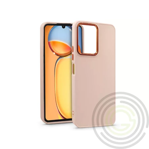 Frame XIAOMI REDMI 13C SZILIKON HÁTLAP - RÓZSASZÍN
