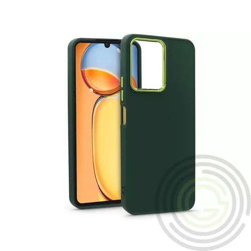 Frame Xiaomi Redmi 13C szilikon hátlap - zöld
