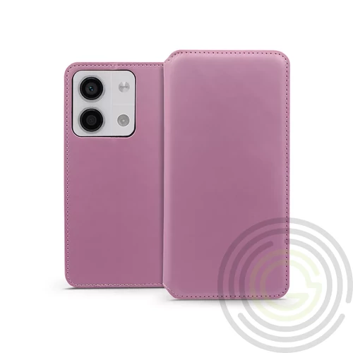 Dual Pocket Xiaomi Redmi Note 13 5G oldalra nyíló tok -  Flip - rózsaszín