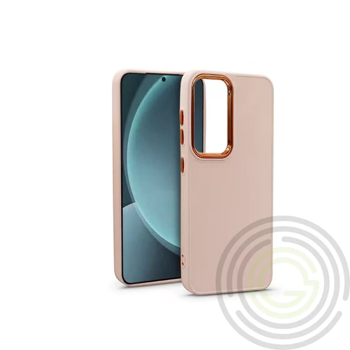 Frame szilikon tok - Samsung SM-S937 Galaxy S25 - pink