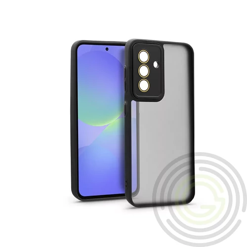 Variete tok kameravédő lencsevédő üveggel - Samsung SM-A366 Galaxy A36 5G - fekete