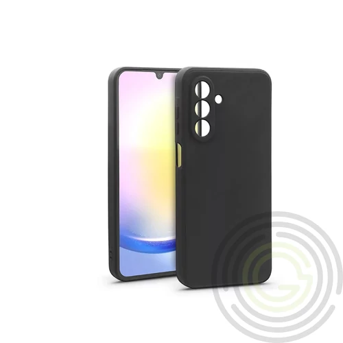 Matt szilikon tok - Samsung SM-A266 Galaxy A26 5G - fekete