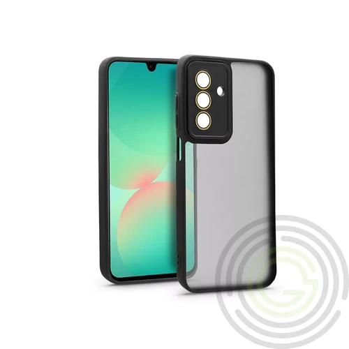 Variete tok kameravédő lencsevédő üveggel - Samsung SM-A266 Galaxy A26 5G - fekete