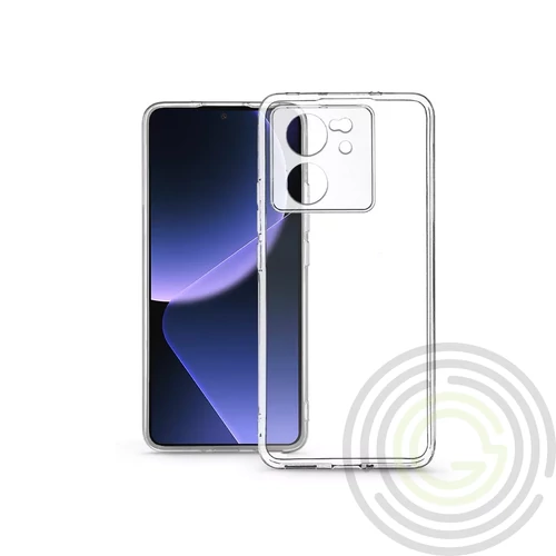 Clear Case XIAOMI 13T SZILIKON HÁTLAP KAMERAVÉDŐVEL - ÁTLÁTSZÓ