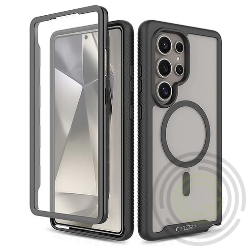 Tech-Protect Defense MagSafe tok Samsung Galaxy S25 Ultra készülékhez, fekete
