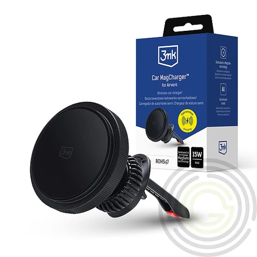 3mk Car MagCharger autós tartó szellőzőnyíláshoz - fekete