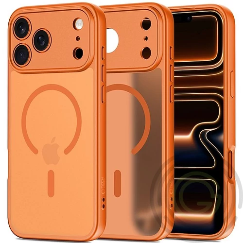 Tech-Protect BasicMag MagSafe tok iPhone 17 Pro Maxhoz - narancssárga