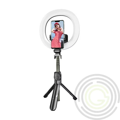 Puluz Selfie bot/állvány LED fénygyűrűvel