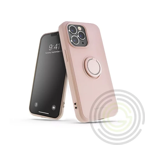 Apple iPhone 13 Pro szilikon hátlap - Roar Amber - pink