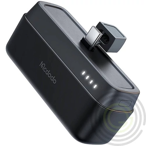 Mcdodo Power Bank MC-6301 20 W, 5000 mAh USB-C-hez (fekete)