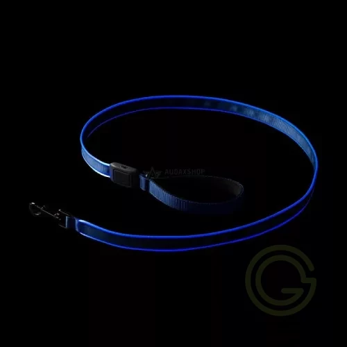 Nite Ize Nitedog® tölthető -póráz - Kék/kék LED 1,22m (7,5 óra működés)