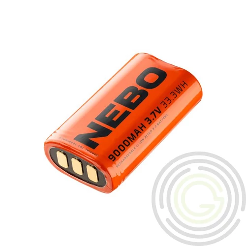 NEBO NEB-BAT-0006-G akkumulátor, 9000 mAh, 3,7 V, Li-ion (Luxtreme SL50,SL75,SL100, Master SL25)