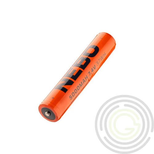 NEBO NEB-BAT-0009-G akkumulátor, 5000 mAh, 7,4 V, 2db 26650, Li-on (12K, Davinci 12000 MagDial)