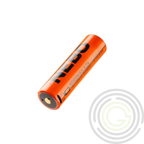 NEBO NEB-BAT-0010-G akkumulátor, 4000 mAh, 3,7 V, 21700, Li-on (MASTER SERIES FL3000, Luxtreme)