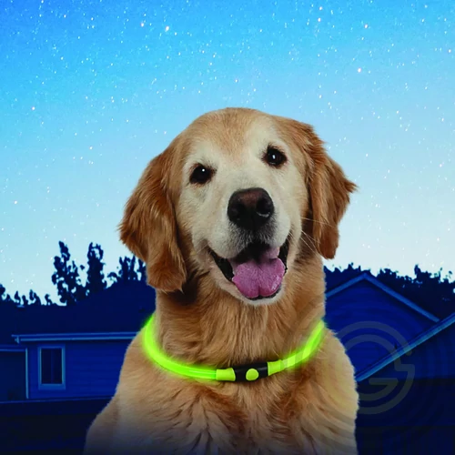 Nite Ize NiteHowl® világító LED nyakpánt, zöld Méretre vágható 30,5 cm - 68,5 cm (5 óra üzemidő)