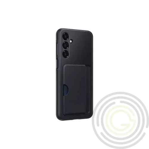 Samsung A15 kártyatartós hátlap, Kék-Fekete
