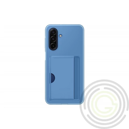 SAMSUNG A17 KÁRTYATARTÓS HÁTLAPVÉDŐ KÉK