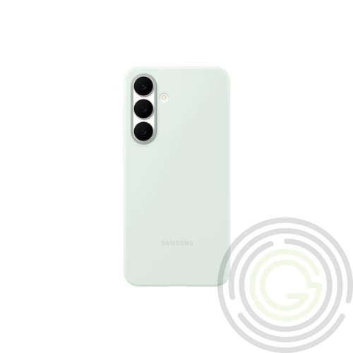 Samsung S25 FE szilikon védőtok, zöld