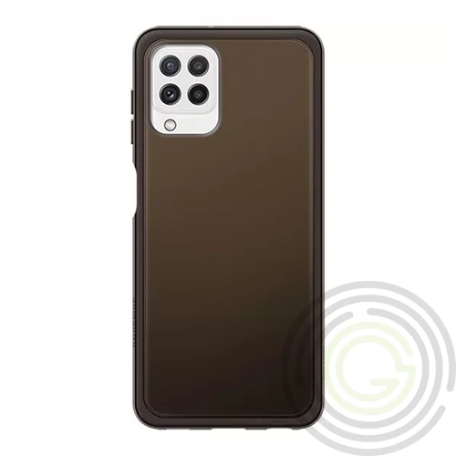 Samsung Galaxy A22 LTE soft clear cover, Fekete
