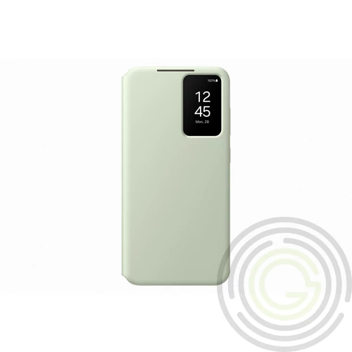 Smart View Wallet Samsung Galaxy S24 Plus tok, Világos zöld