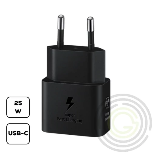 SAMSUNG HÁLÓZATI ADAPTER , 25W, FEKETE