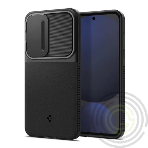 Spigen Optik Armor Samsung Galaxy S24 FE tok, Black, fekete