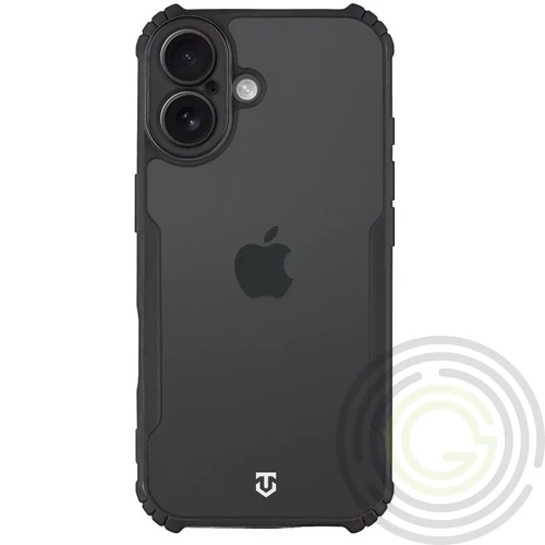 Tactical Quantum Stealth Apple iPhone 17 hátlap tok, átlátszó/fekete
