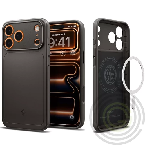 Spigen Thin Fit MagFit Apple iPhone 17 Pro tok, Gunmetal, szürke