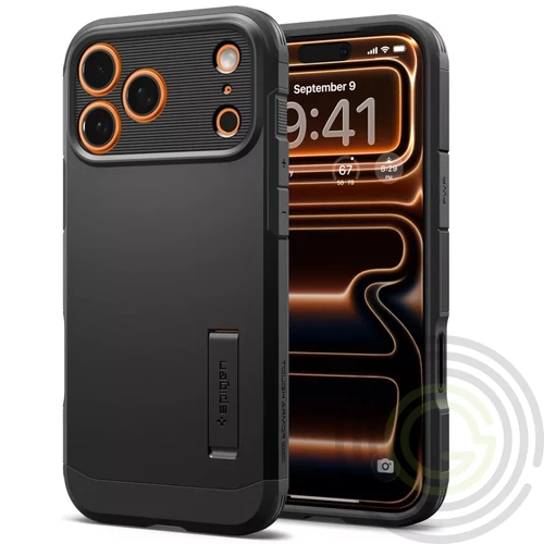 Spigen Tough Armor T MagFit Apple iPhone 17 Pro tok, MagSafe, fekete