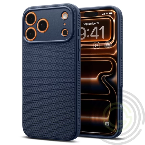 Spigen Liquid Air Apple iPhone 17 Pro tok, Navy Blue, kék