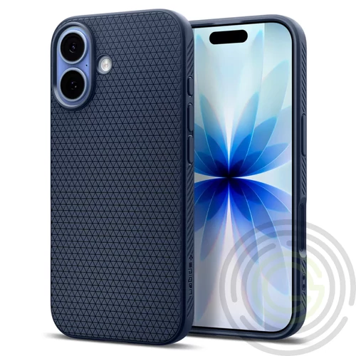 Spigen Liquid Air Apple iPhone 17 tok, Navy Blue, kék
