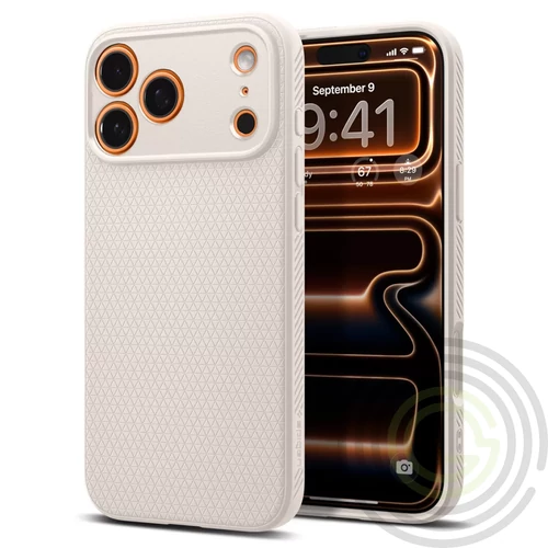 Spigen Liquid Air Apple iPhone 17 Pro Max tok, Natural Titanium, bézs
