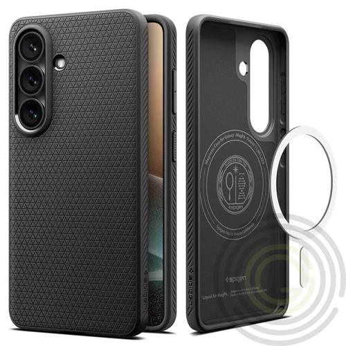 Spigen Liquid Air MagFit Samsung Galaxy S26 tok, MagSafe, Matte Black, fekete