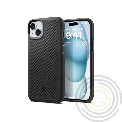 Spigen Core Armor ütésálló tok - Apple iPhone 15 - fekete