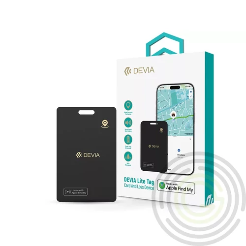 Devia Lite Tag Anti-Lost Device helymeghatározó kártya - fekete