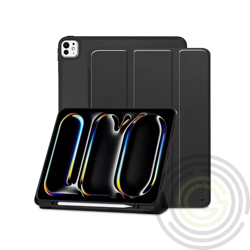 Tech-Protect tablet tok (Smart Case) - Apple iPad Pro 13 (2024) - fekete - ECO