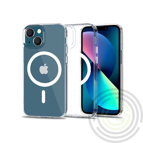 Apple iPhone 13 szilikon hátlap - Tech-Protect Magmat Magsafe - átlátszó