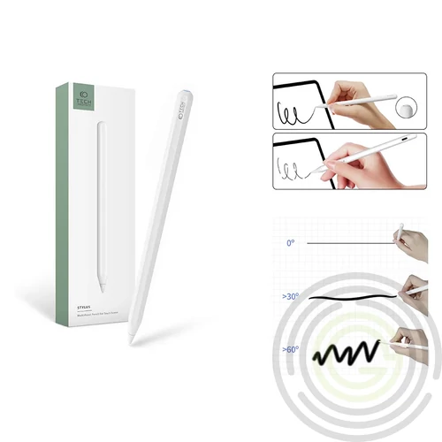 Tech-Protect Digital Magnetic Stylus Pen-2 aktív toll rajzoláshoz, jegyzeteléshez, (iPad)