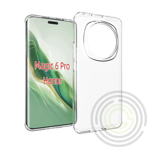 Honor Magic 6 Pro vékony szilikon hátlap,Átlátszó