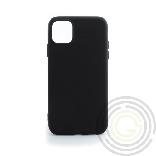 IPHONE 12 /12 PRO VÉKONY TPU SZILIKON HÁTLAP, FEKETE